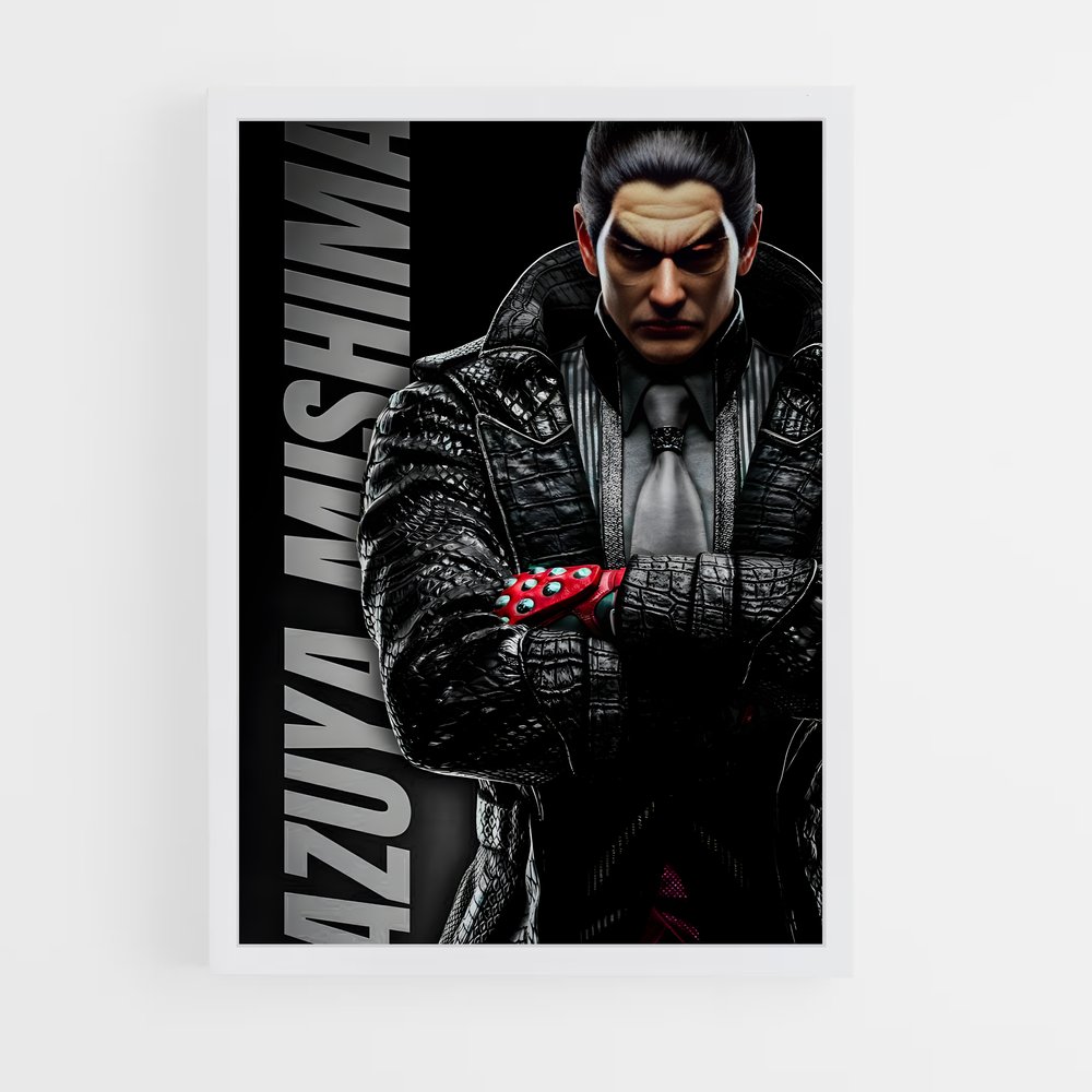 Poster Kazuya: L'Héritier de la Tempête – affiche Tekken (vue 3)